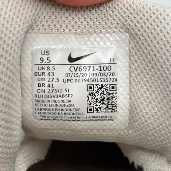 Nike Air Max 95 Glass Blue Casual Shoes Men's Size 9.5 EUC CV6971-100 - Picture 2 of 8